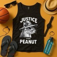Justice For Peanut The Squirrel P’Nut Pnut Peanut Squirrel Tank Top thumb 4