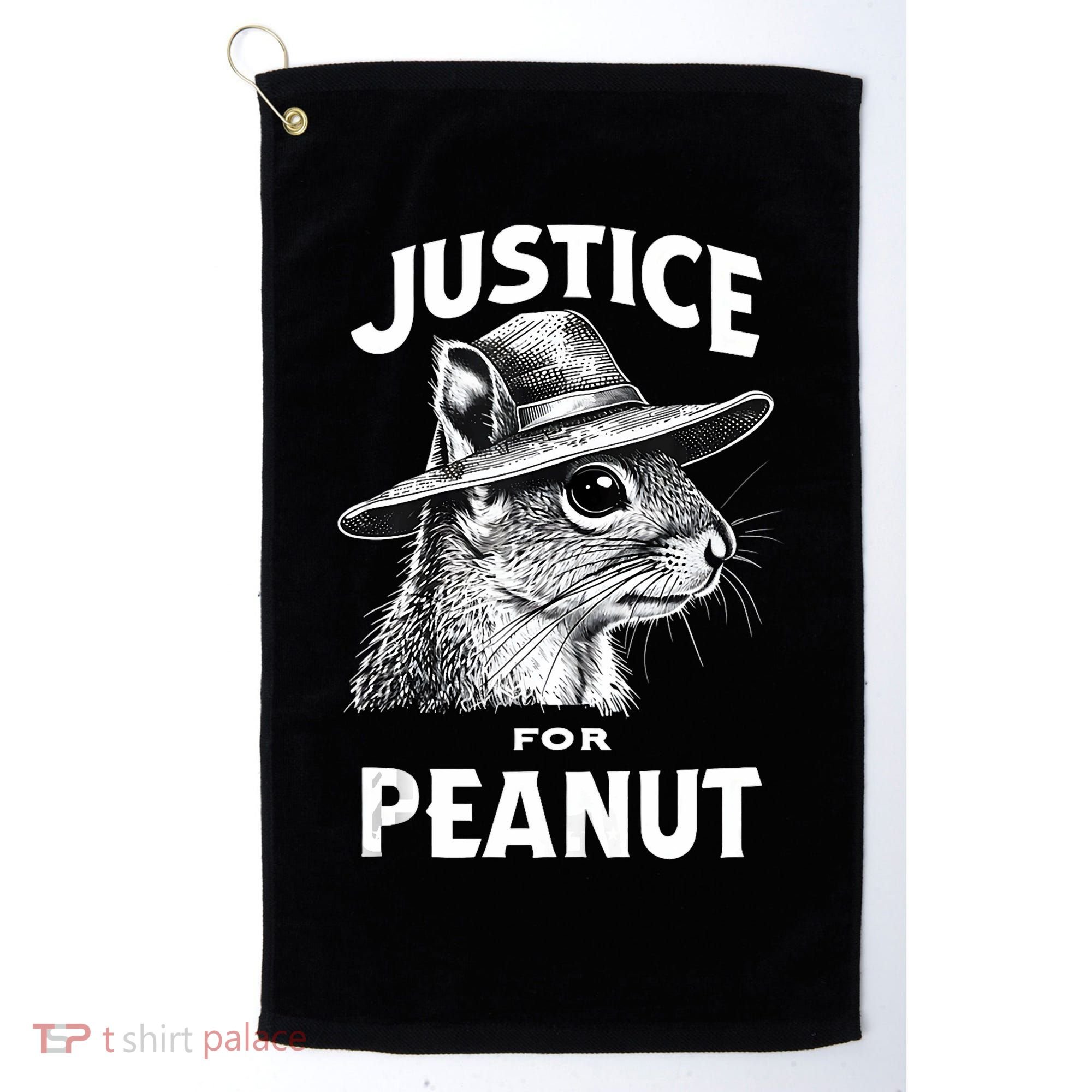 Justice For Peanut The Squirrel P’Nut Pnut Peanut Squirrel Golf Towel