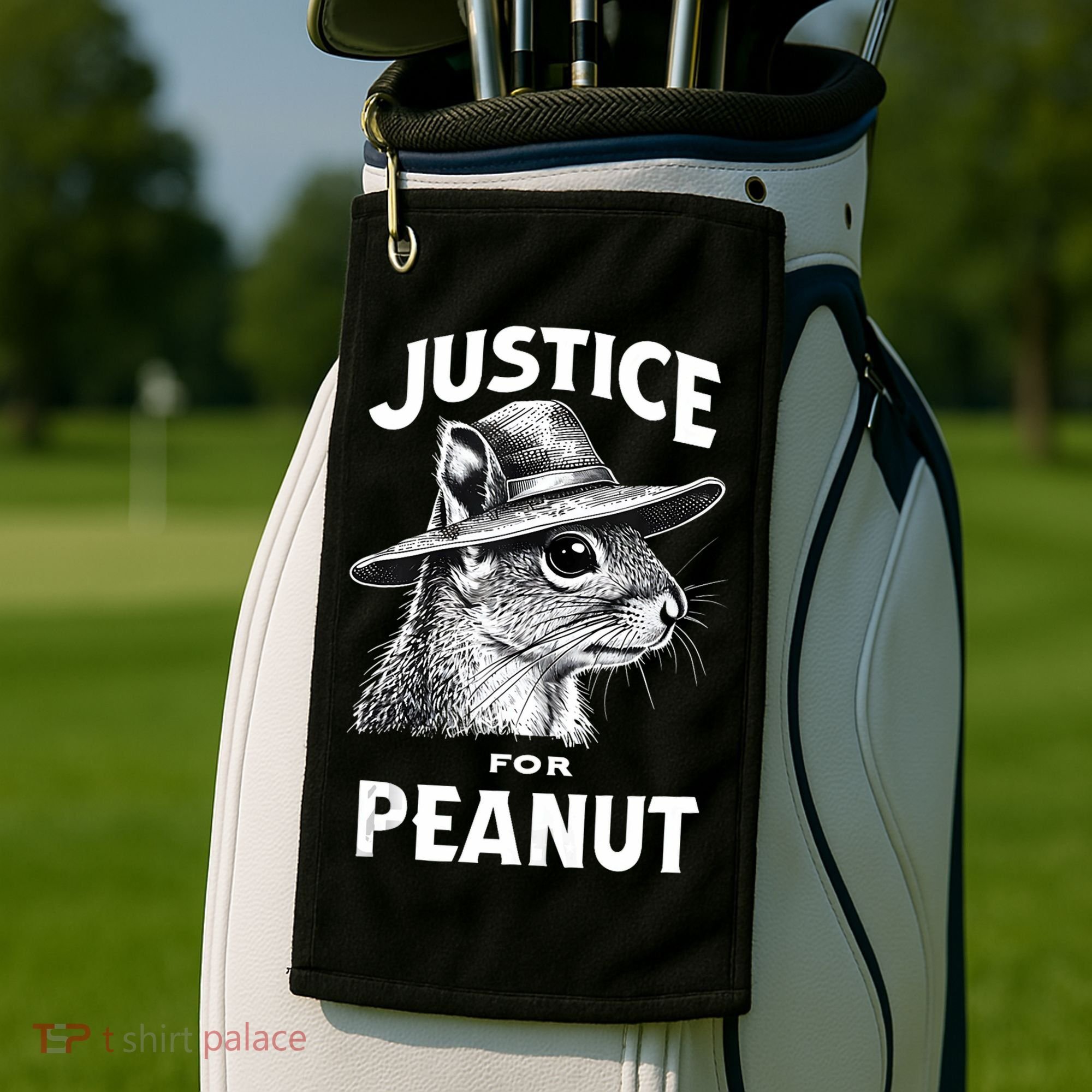 Justice For Peanut The Squirrel P’Nut Pnut Peanut Squirrel Golf Towel