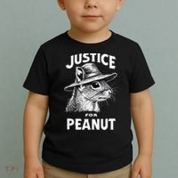 Justice For Peanut The Squirrel P’Nut Pnut Peanut Squirrel Toddler T-Shirt thumb 2