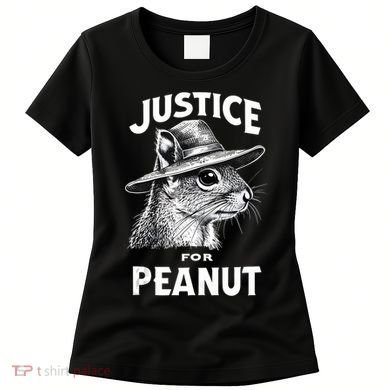 Justice For Peanut The Squirrel P’Nut Pnut Peanut Squirrel Women's T-Shirt