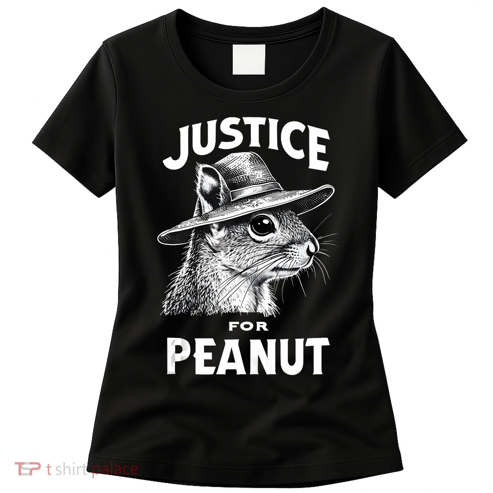 Justice For Peanut The Squirrel P’Nut Pnut Peanut Squirrel Women's T-Shirt