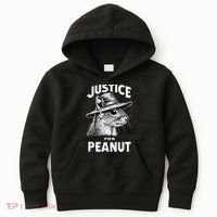 Justice For Peanut The Squirrel P’Nut Pnut Peanut Squirrel Kids Hoodie thumb 0