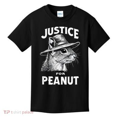 Justice For Peanut The Squirrel P’Nut Pnut Peanut Squirrel Kids T-Shirt