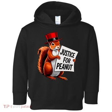 Justice For Peanut The Squirrel Peanut Squirrel Toddler Hoodie