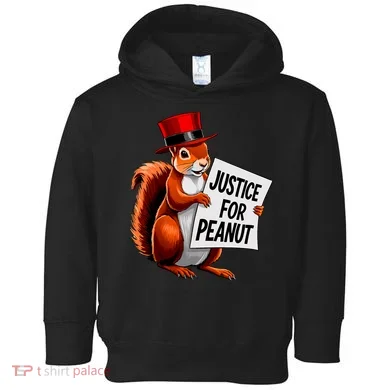Justice For Peanut The Squirrel Peanut Squirrel Toddler Hoodie