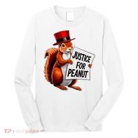 Justice For Peanut The Squirrel Peanut Squirrel Long Sleeve Shirt thumb 0