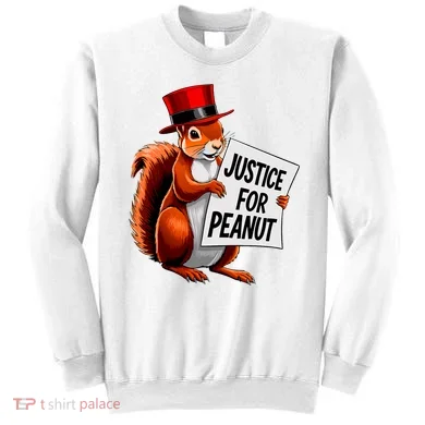 Justice For Peanut The Squirrel Peanut Squirrel Sweatshirt