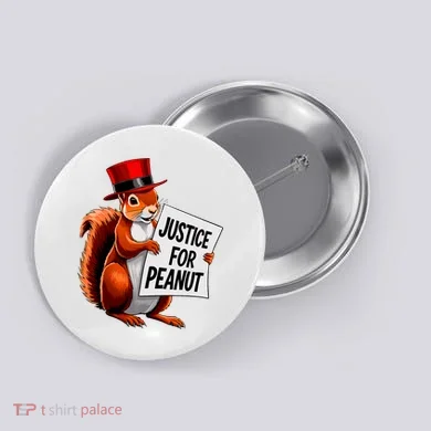 Justice For Peanut The Squirrel Peanut Squirrel Button