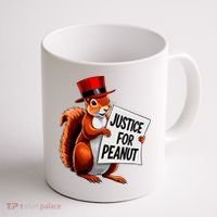 Justice For Peanut The Squirrel Peanut Squirrel Coffee Mug thumb 1