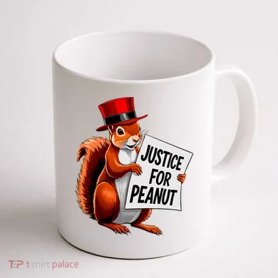 Justice For Peanut The Squirrel Peanut Squirrel Coffee Mug back