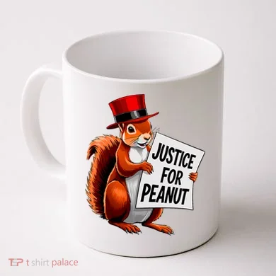 Justice For Peanut The Squirrel Peanut Squirrel Coffee Mug