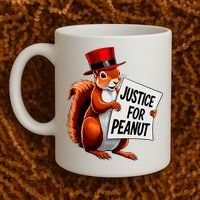 Justice For Peanut The Squirrel Peanut Squirrel Coffee Mug thumb 2