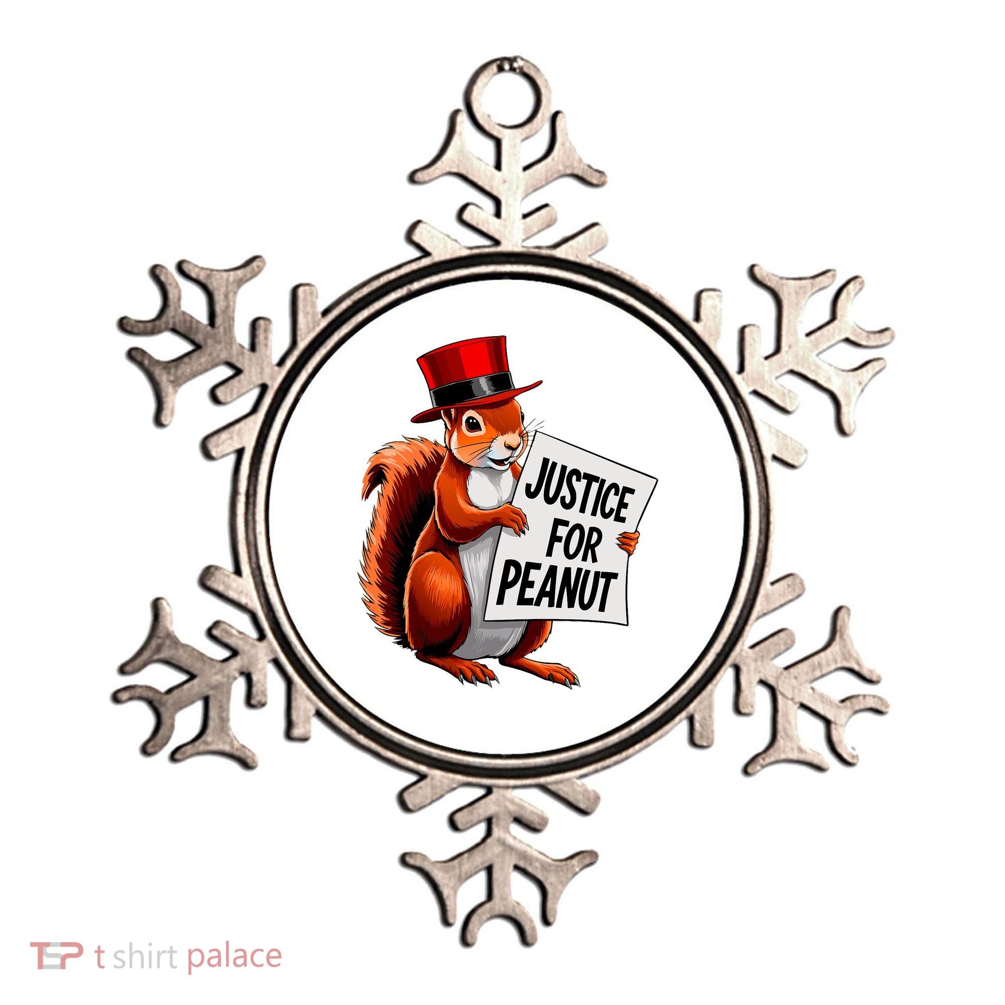 Justice For Peanut The Squirrel Peanut Squirrel Ornament