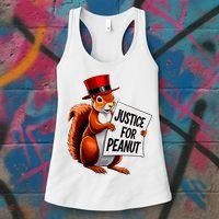 Justice For Peanut The Squirrel Peanut Squirrel Women's Tank Top thumb 3