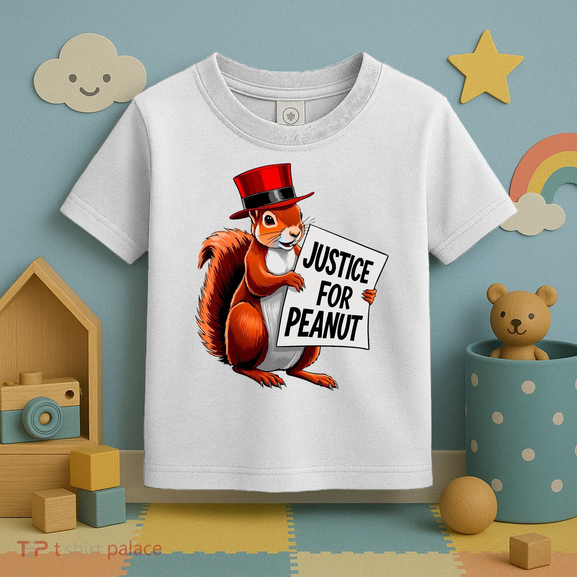 Justice For Peanut The Squirrel Peanut Squirrel Toddler T-Shirt