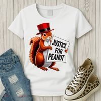 Justice For Peanut The Squirrel Peanut Squirrel Women's T-Shirt thumb 3