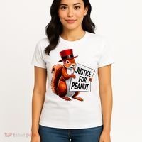 Justice For Peanut The Squirrel Peanut Squirrel Women's T-Shirt thumb 4