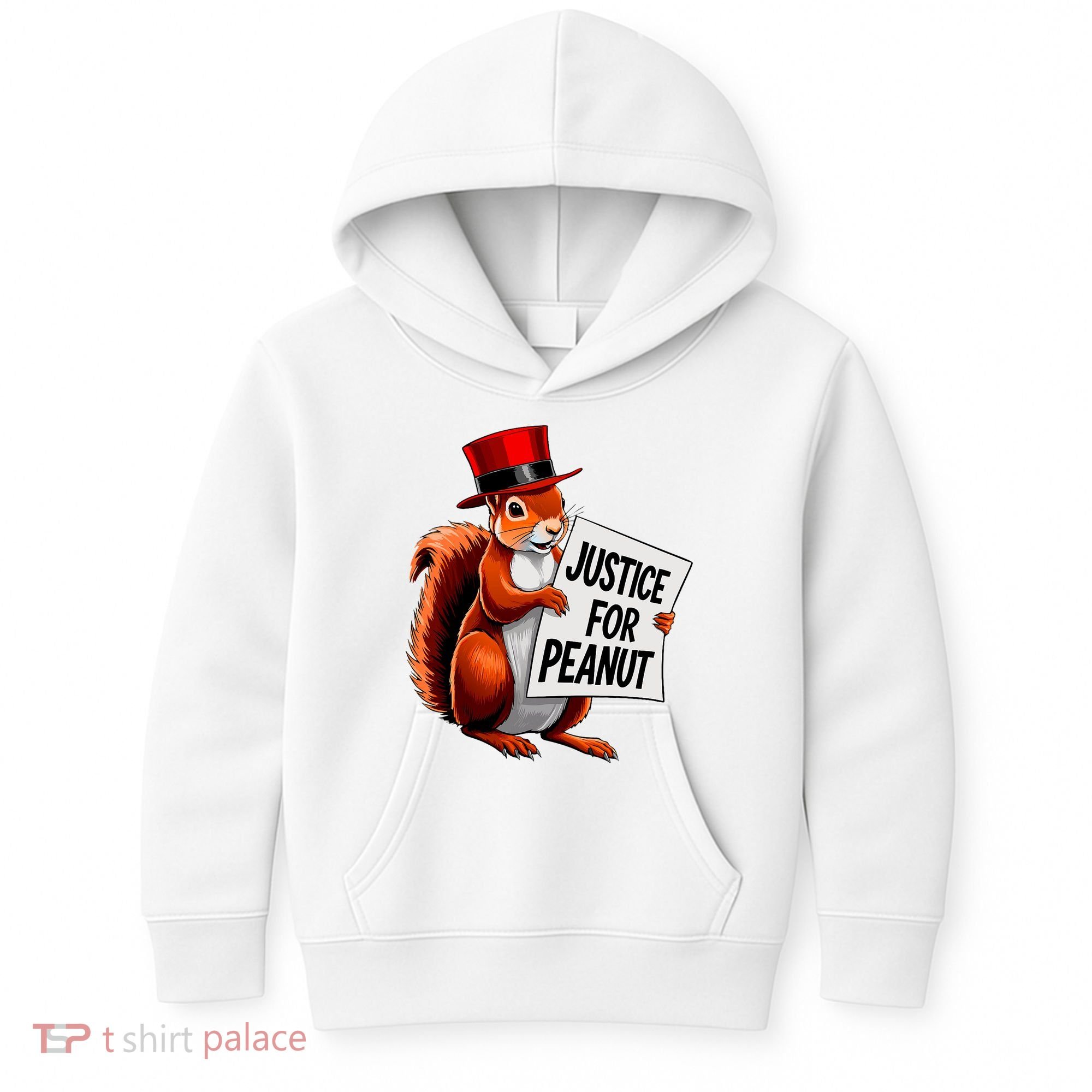 Justice For Peanut The Squirrel Peanut Squirrel Kids Hoodie