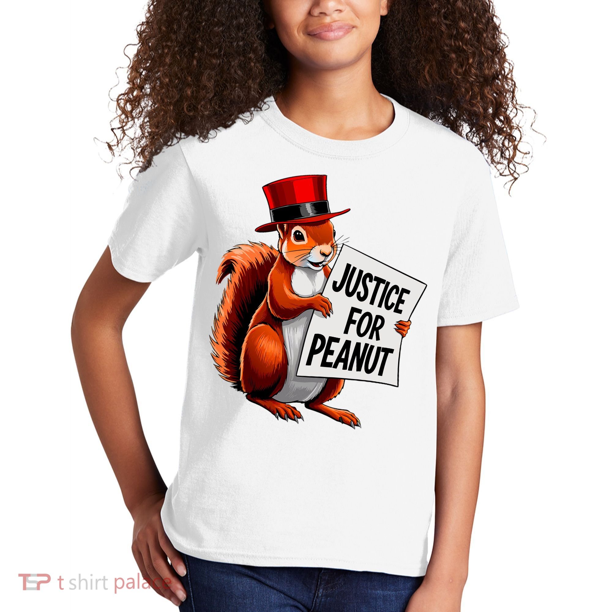Justice For Peanut The Squirrel Peanut Squirrel Kids T-Shirt
