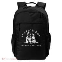Justice For Peanut And Fred Animal Rights Activism Backpack thumb 0