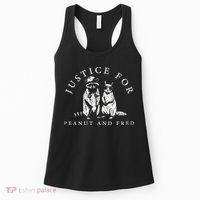 Justice For Peanut And Fred Animal Rights Activism Women's Tank Top thumb 0
