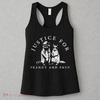 Justice For Peanut And Fred Animal Rights Activism Women's Tank Top thumb 3