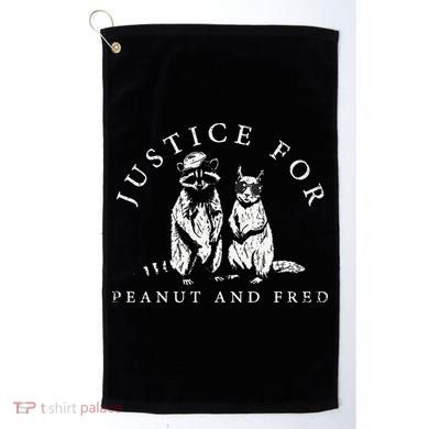 Justice For Peanut And Fred Animal Rights Activism Golf Towel