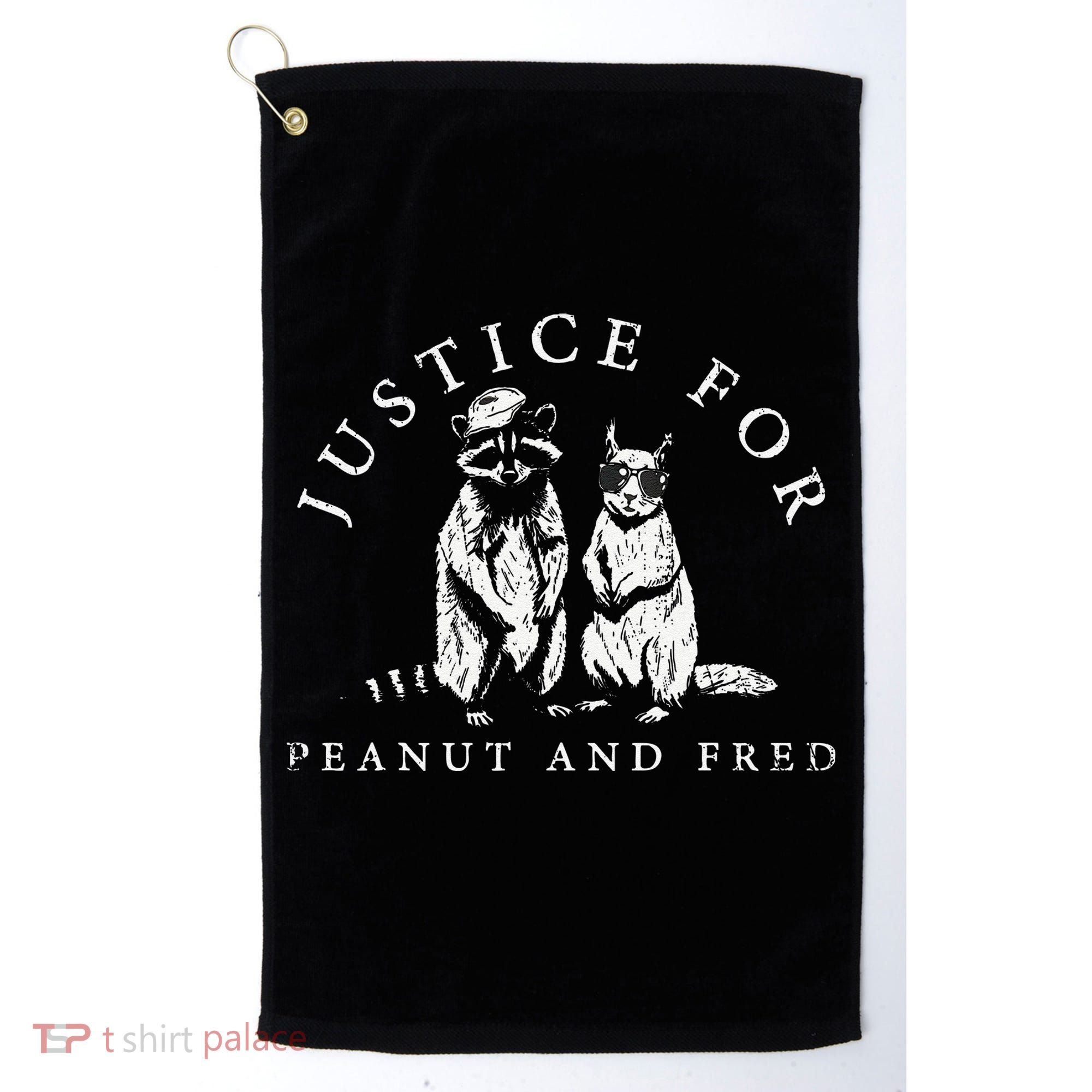 Justice For Peanut And Fred Animal Rights Activism Golf Towel