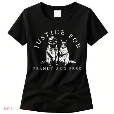 Justice For Peanut And Fred Animal Rights Activism Women's T-Shirt