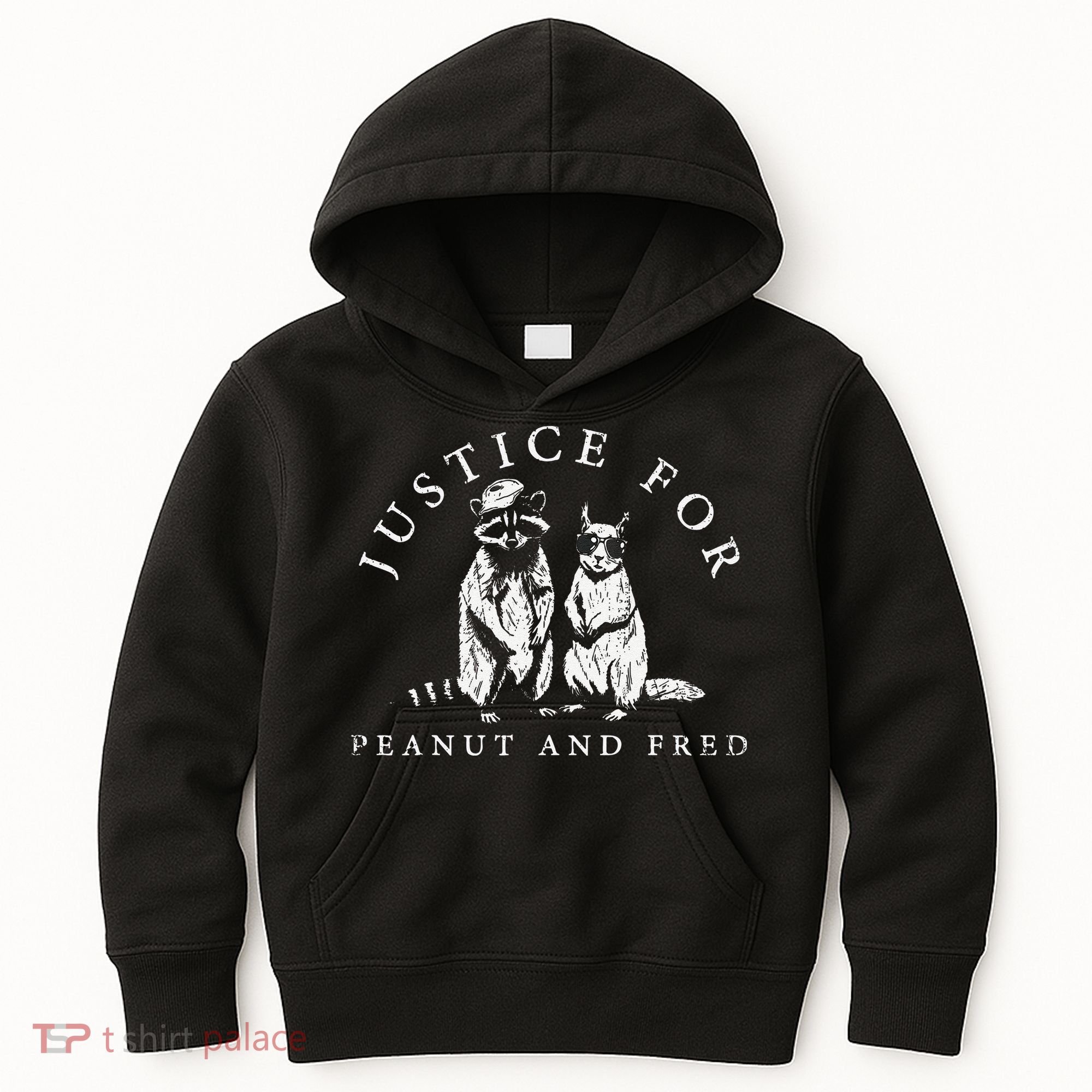 Justice For Peanut And Fred Animal Rights Activism Kids Hoodie