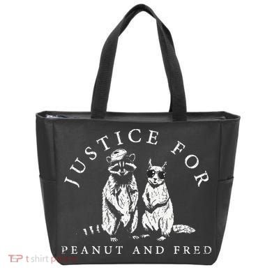 Justice For Peanut And Fred Animal Rights Activism Tote Bag