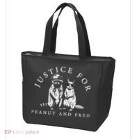 Justice For Peanut And Fred Animal Rights Activism Tote Bag thumb 3
