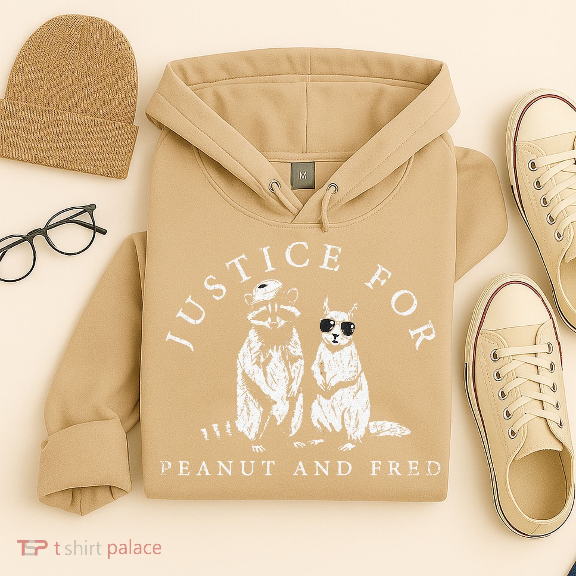 Justice For Peanut And Fred Animal Rights Activism Hoodie