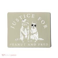 Justice For Peanut And Fred Animal Rights Activism Mousepad thumb 0