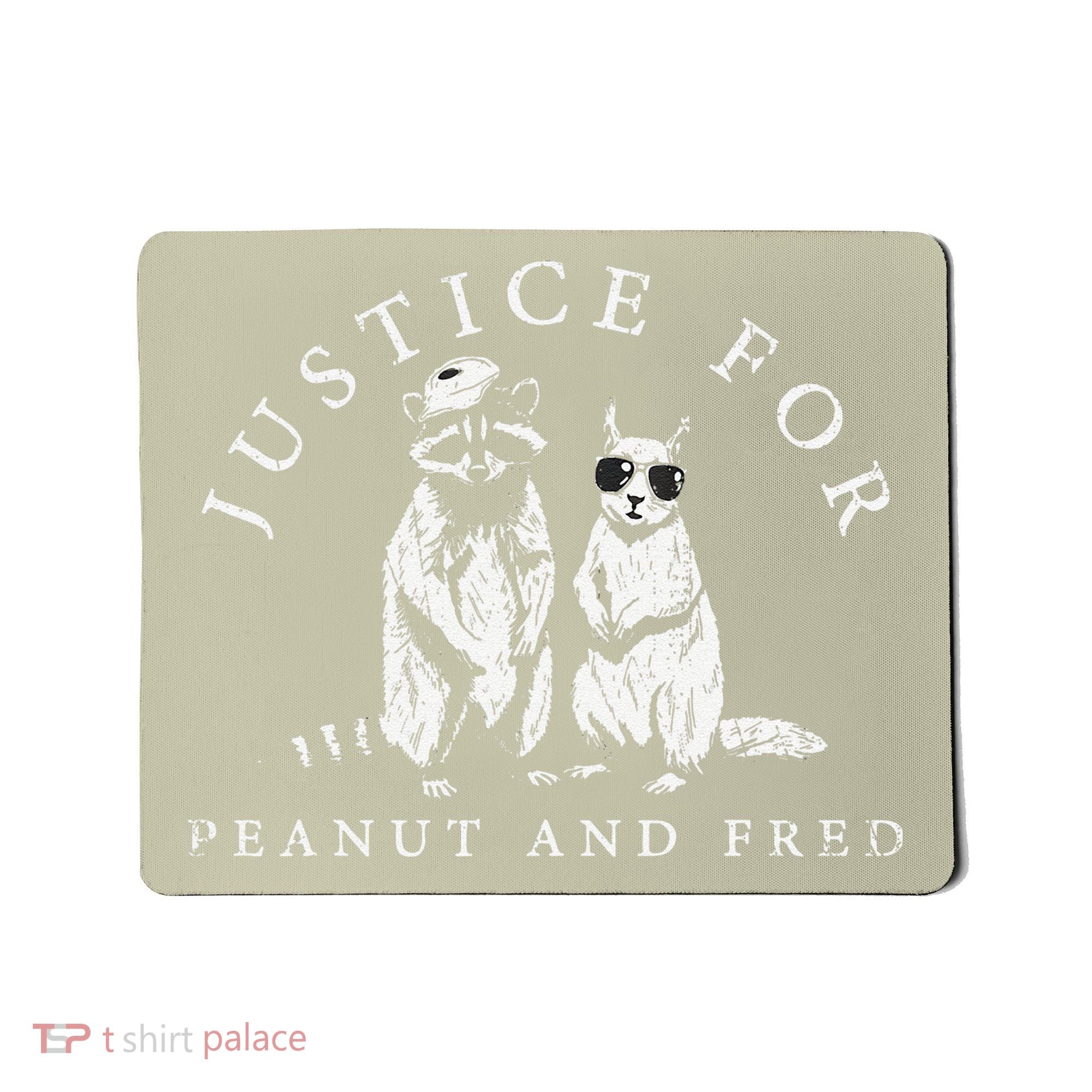 Justice For Peanut And Fred Animal Rights Activism Mousepad