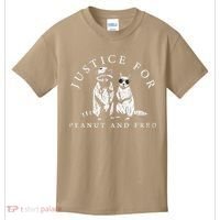 Justice For Peanut And Fred Animal Rights Activism Kids T-Shirt thumb 0