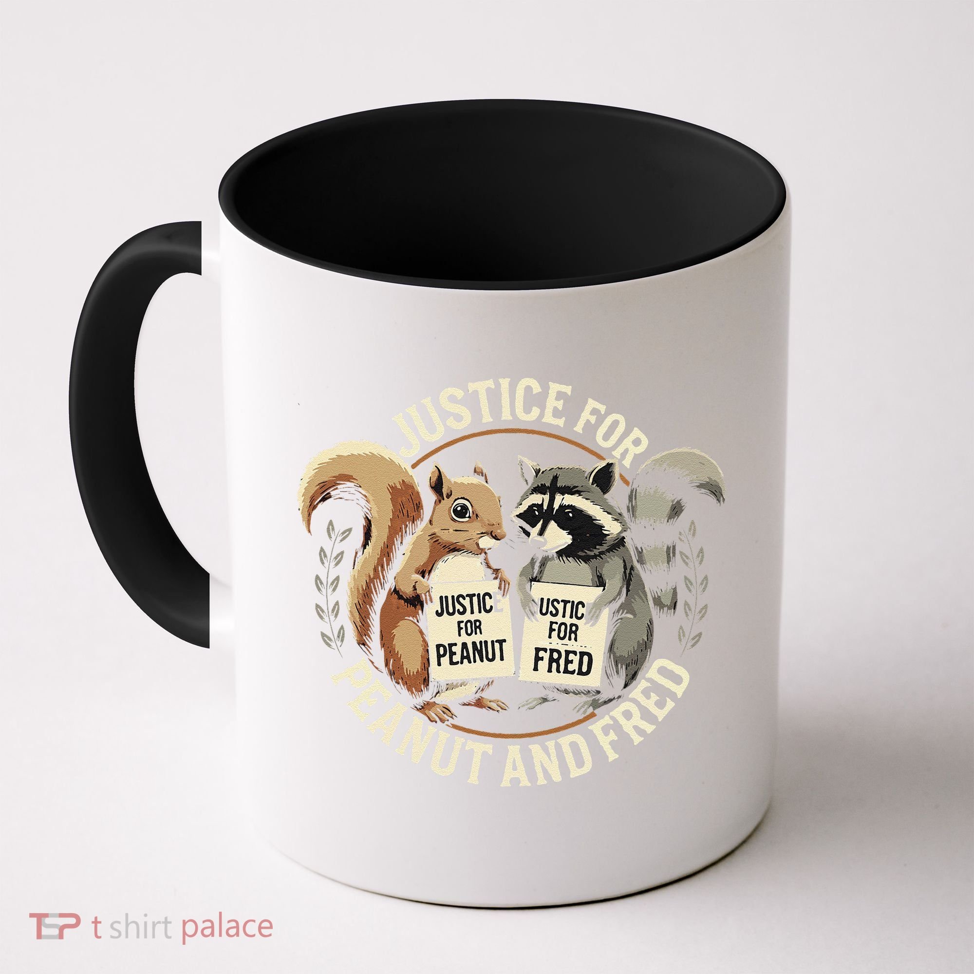 Justice For Peanut And Fred Peanut Squirrel Fred Raccoon Coffee Mug
