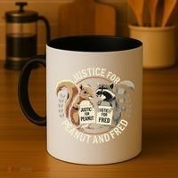 Justice For Peanut And Fred Peanut Squirrel Fred Raccoon Coffee Mug thumb 4