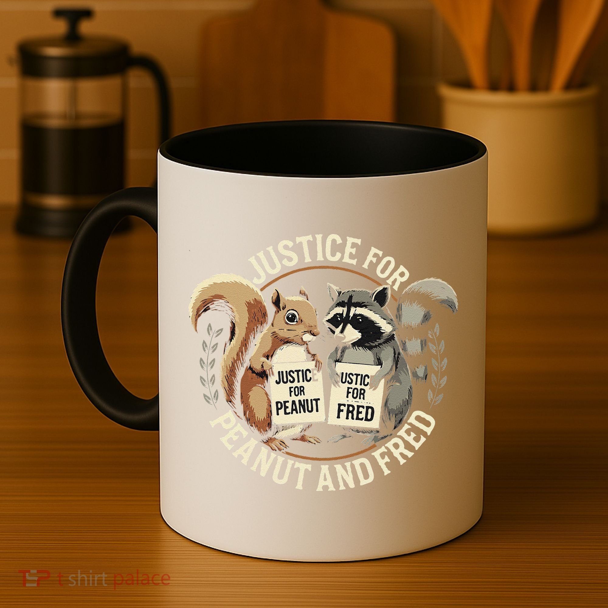 Justice For Peanut And Fred Peanut Squirrel Fred Raccoon Coffee Mug