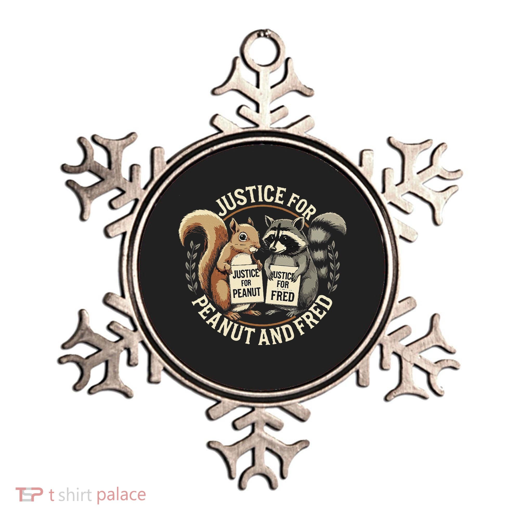 Justice For Peanut And Fred Peanut Squirrel Fred Raccoon Ornament