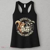 Justice For Peanut And Fred Peanut Squirrel Fred Raccoon Women's Tank Top thumb 3