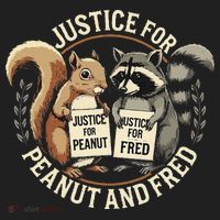 Justice For Peanut And Fred Peanut Squirrel Fred Raccoon Hat thumb 2