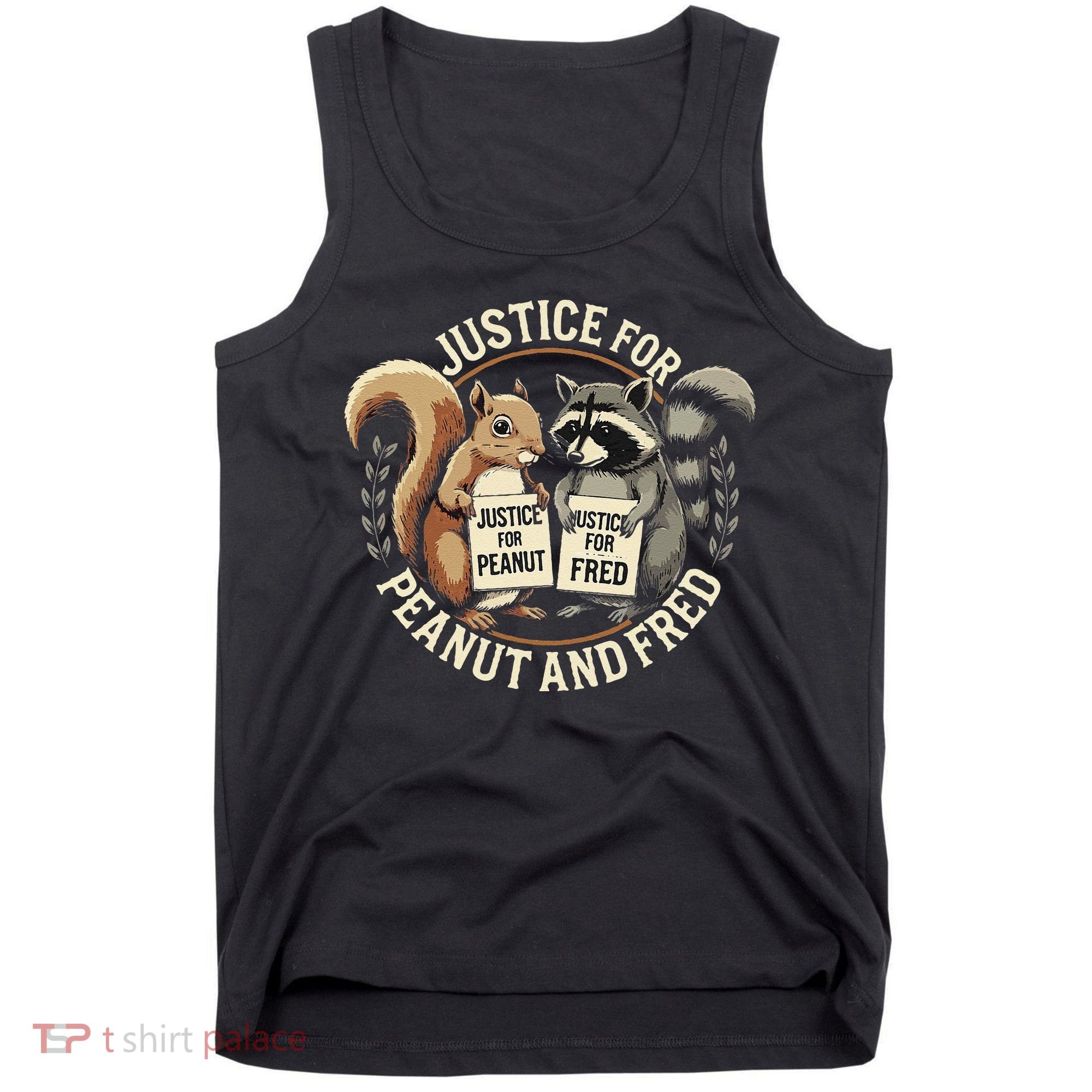 Justice For Peanut And Fred Peanut Squirrel Fred Raccoon Tank Top