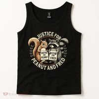 Justice For Peanut And Fred Peanut Squirrel Fred Raccoon Tank Top thumb 2