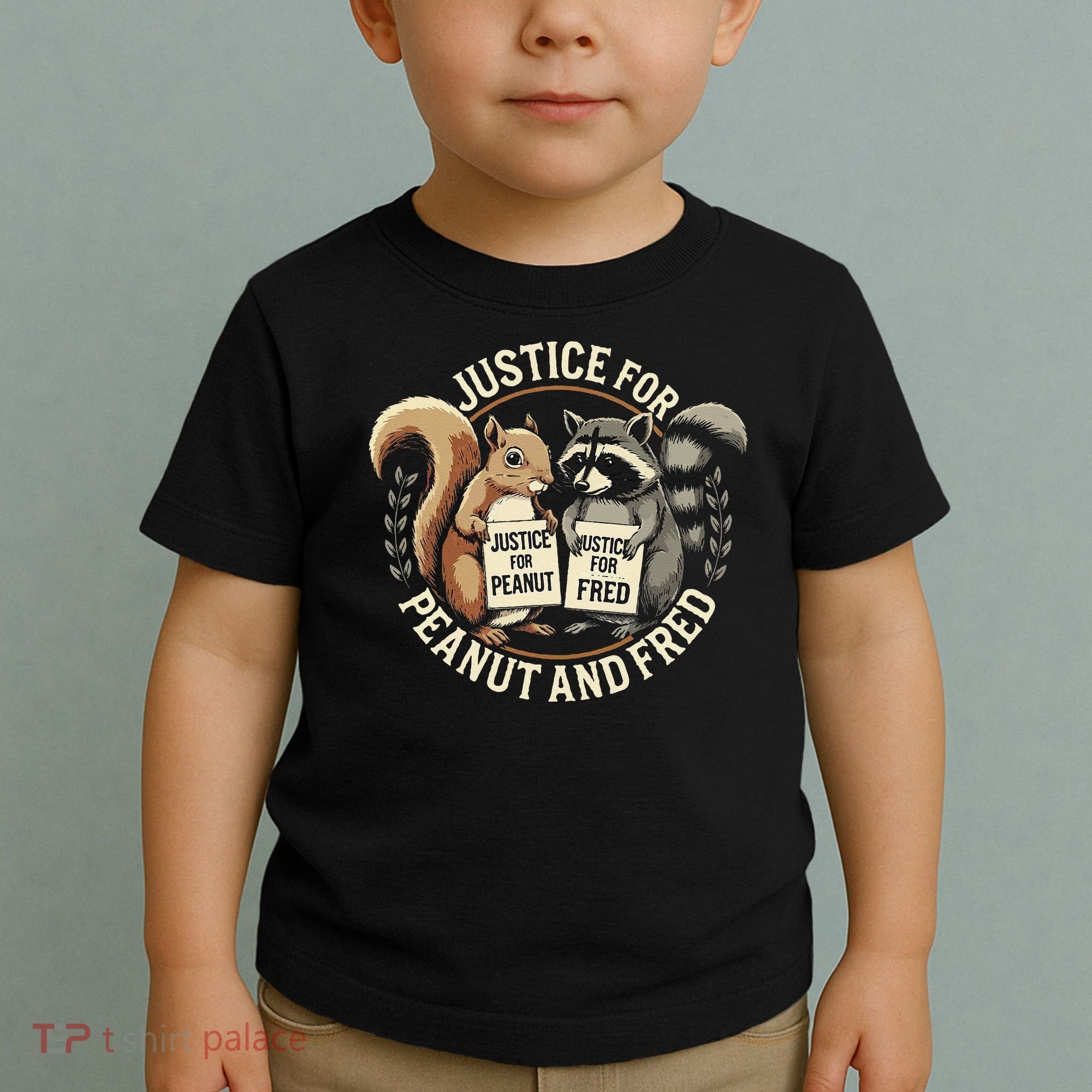 Justice For Peanut And Fred Peanut Squirrel Fred Raccoon Toddler T-Shirt