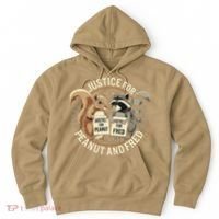 Justice For Peanut And Fred Peanut Squirrel Fred Raccoon Hoodie thumb 0