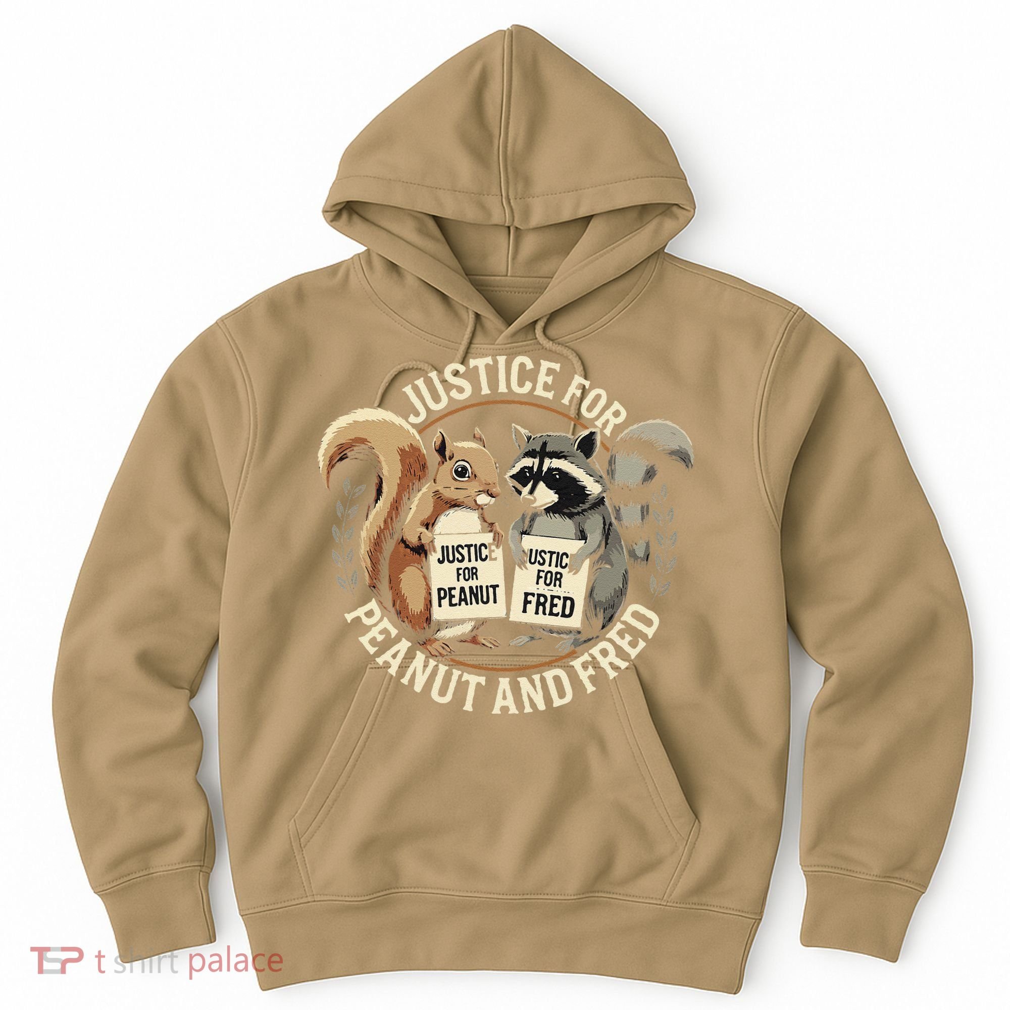Justice For Peanut And Fred Peanut Squirrel Fred Raccoon Hoodie