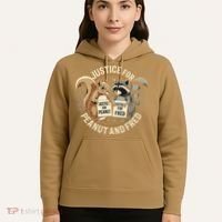 Justice For Peanut And Fred Peanut Squirrel Fred Raccoon Hoodie thumb 5