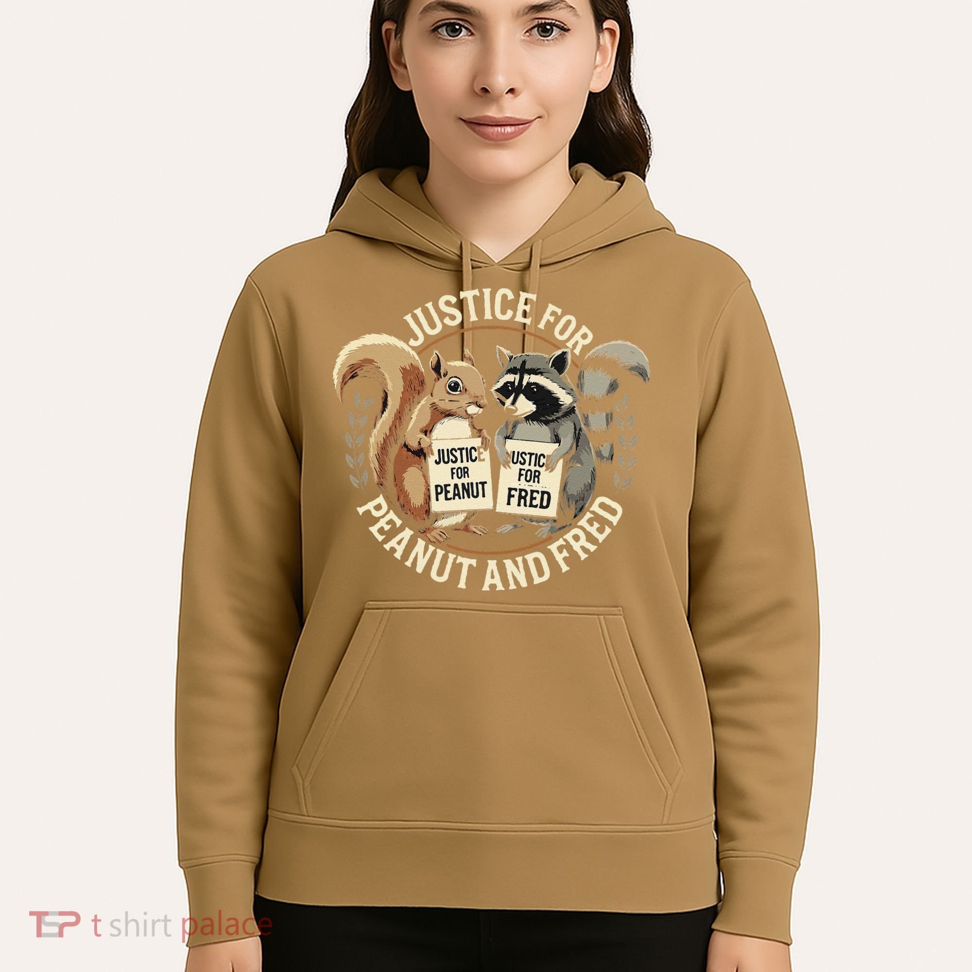 Justice For Peanut And Fred Peanut Squirrel Fred Raccoon Hoodie